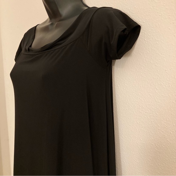 Blooms in the City Black High Low Whimsigoth Punk Goth Casual Cocktail Dress - Picture 5 of 15